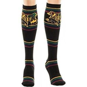 Harry Potter Hogwarts Logo Bioworld Knee High Sock